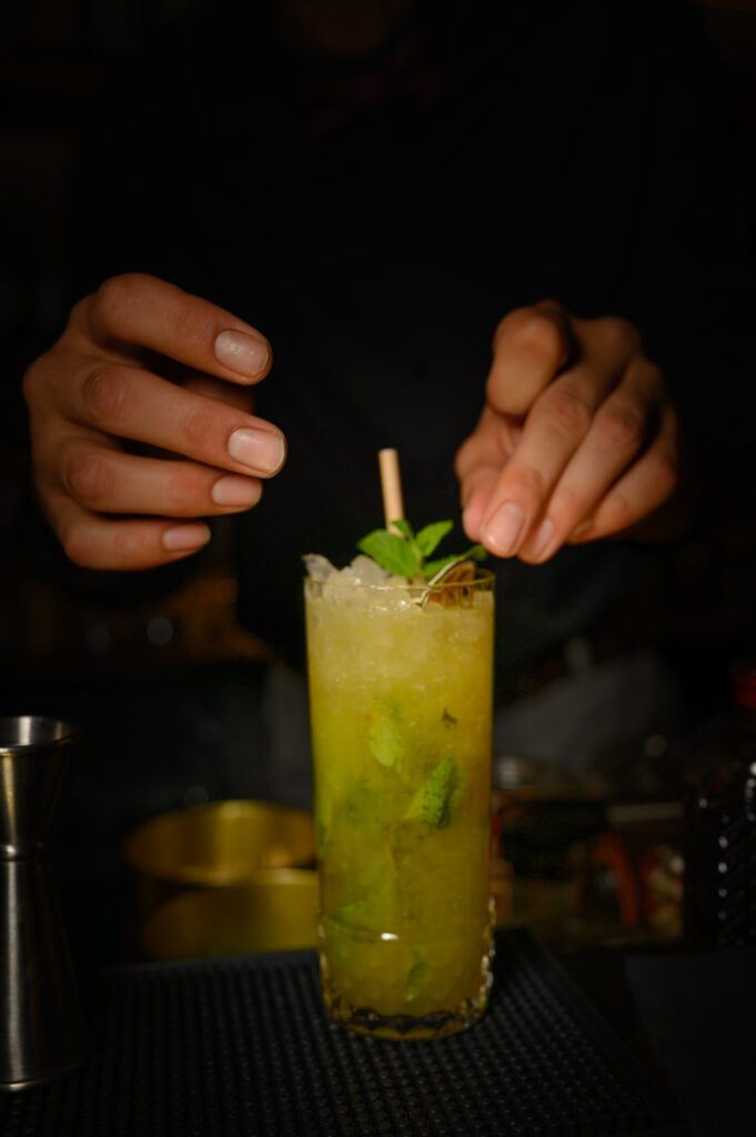 Création de cocktails délicieux